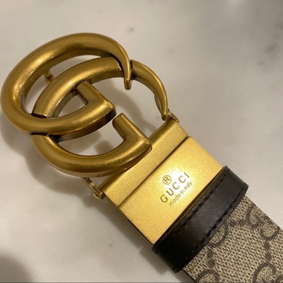 Authentic GG Marmont Reversible Belt Size: 95